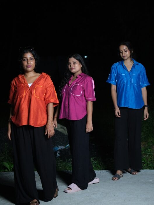 Neon Stitch Pocket Shirt