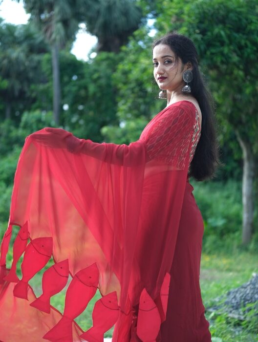Do Pallu Saree – Fish Tale Edition